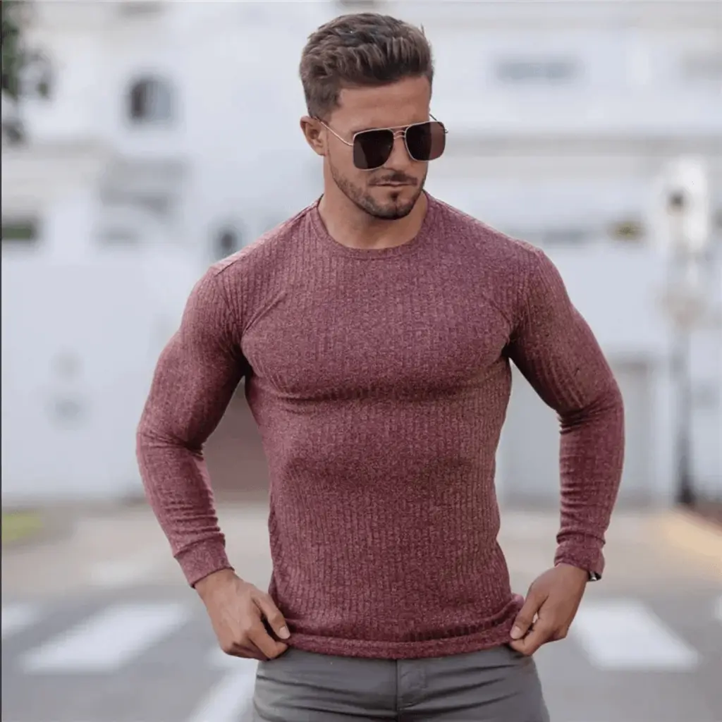 Suéter Masculino Vermelho Comfort Gym Virtus Store